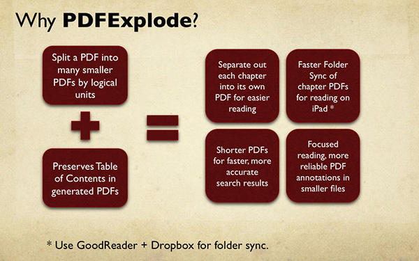 PDFExplode Mac