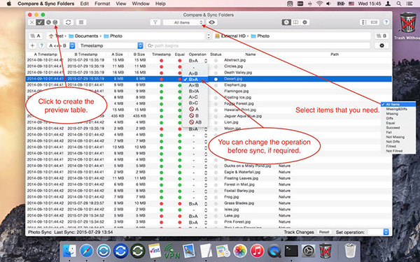 Compare Sync Folders